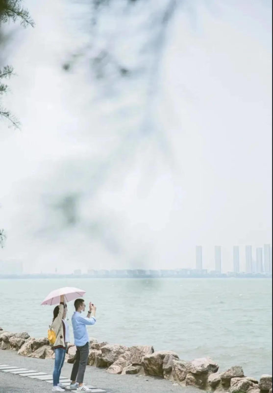 Suzhou family picnic spots couple photo