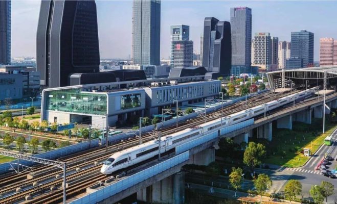 Suzhou transportation - High Speed Train