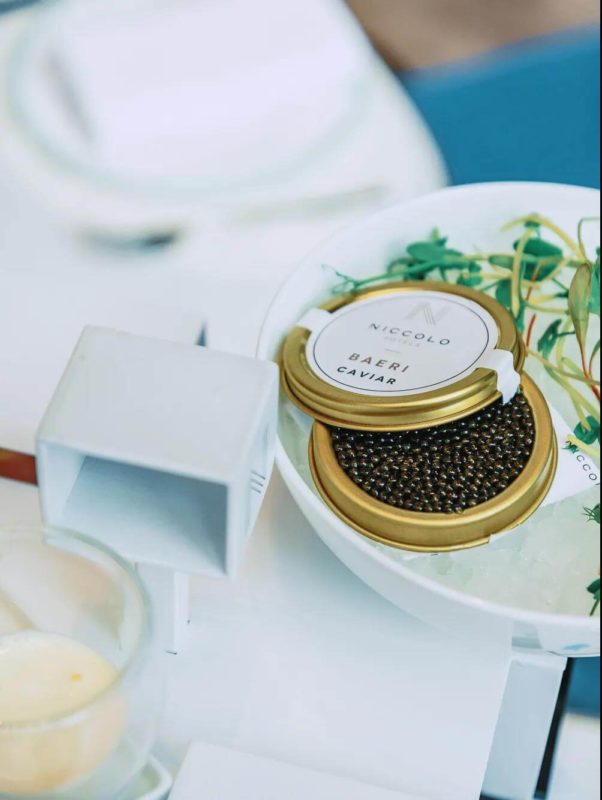 afternoon tea of caviar series